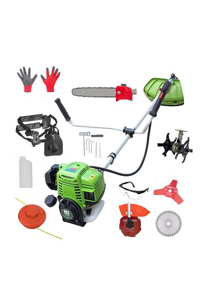 COBI SMART® Fermax T5600 brushcutter package, 4-stroke, 7.5HP, 62CC, 5.6 kW, 8 accessories included - COBI SMART®