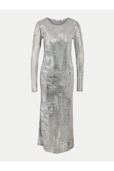Noisy May Rochie cocktail argintie pentru femei NOISY MAY-27031914 GHOST GRAY...