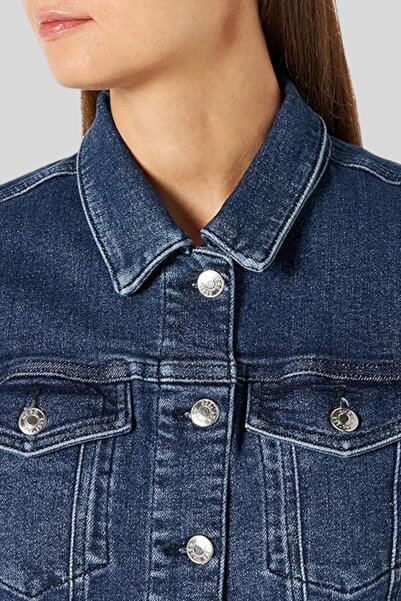 HUGO Kadın Jean Ceket Mavi 420