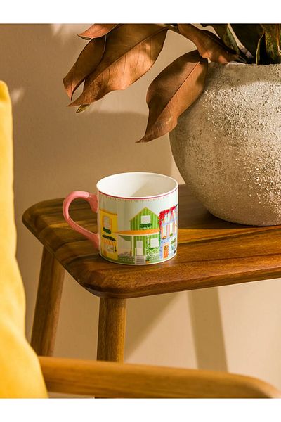 LC Waikiki Lcw Home Mixed Printed Porcelain Mug 350 ml
