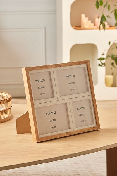 Karaca Habitat Rune Wood Look 4-Piece Frame 27.8 X 22.8 cm