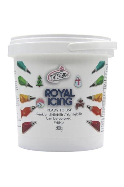 Dr. Gusto Royal Icing 500 gr – Pastacılık İçin Hazır Royal İcing Karışımı