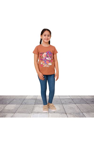 Fox Moda Paw Patrol Lycra Tights Bottom Top Double Girl's Set