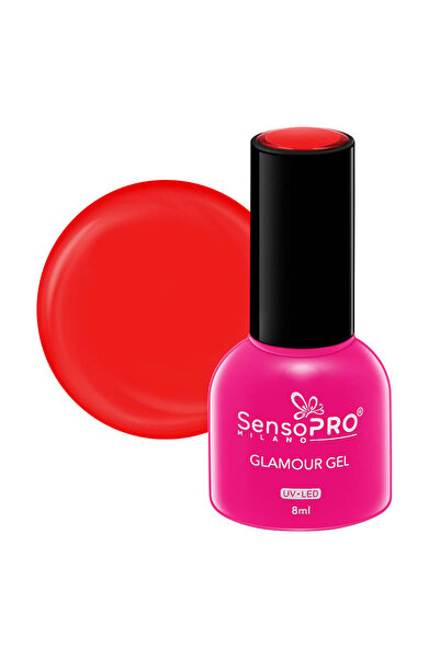 SensoPRO Milano Ojă semipermanentă Glamour Gel 8ml, Cranberry Gin #54
