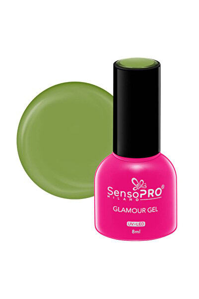 SensoPRO Milano Ojă semipermanentă Glamour Gel 8ml, Verde Bohemian #102