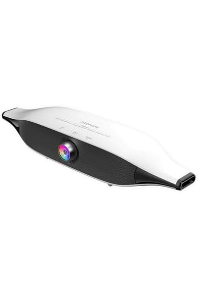 Promate Bluetooth Speaker with 20W HD Stereo Sound, Dual Bass and Treble Drivers, 3 EQ Modes, True W