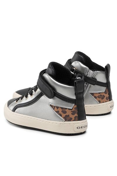 Geox Teniși argintii pentru fete GEOX-J944GM-0NFDH C0474 S