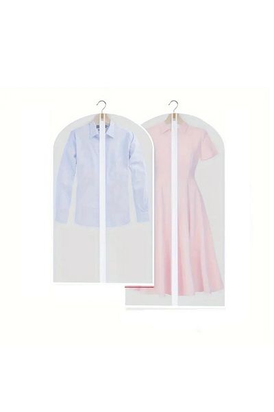 wei inox Clothes protection cover, textile material, white, 80x60 cm