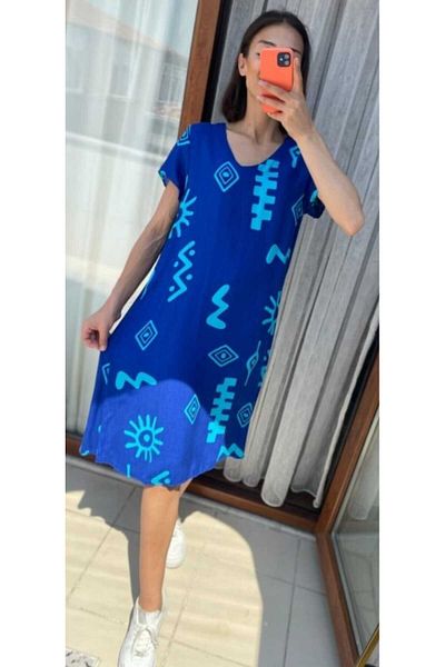 valewomen V-Neck Woven Viscose Comfortable Dress