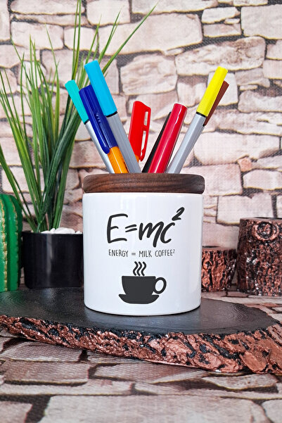 qoeuyl boutique E=mc2 Cadou distractiv pentru studenți de chimie Suport stilo...