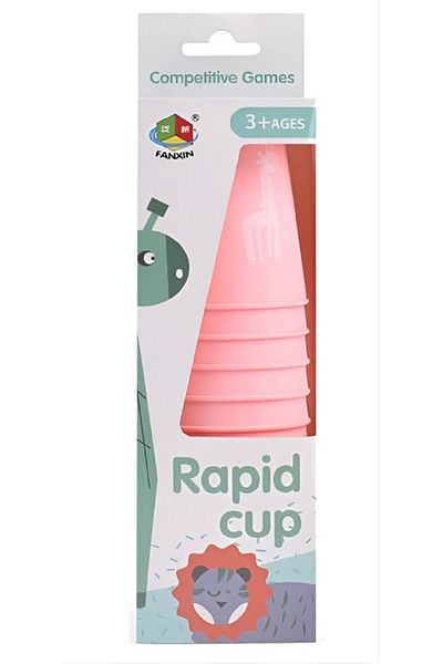 rexa Rapid Cup – Fast-Paced Stacking & Matching Game for Kids, Teens & Families