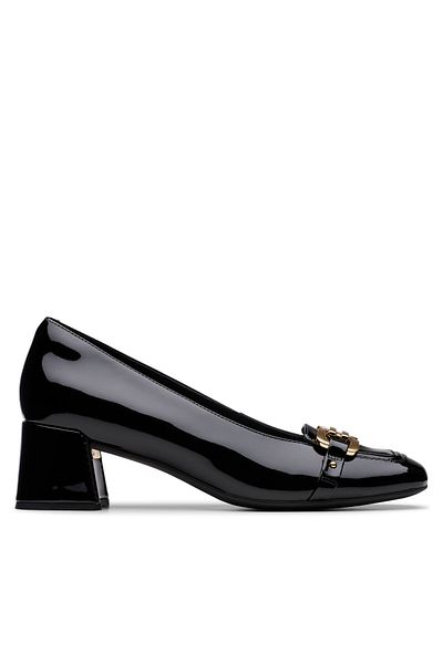 CLARKS Women's Pumps black CLARKS-26181317 014 BLACK PAT