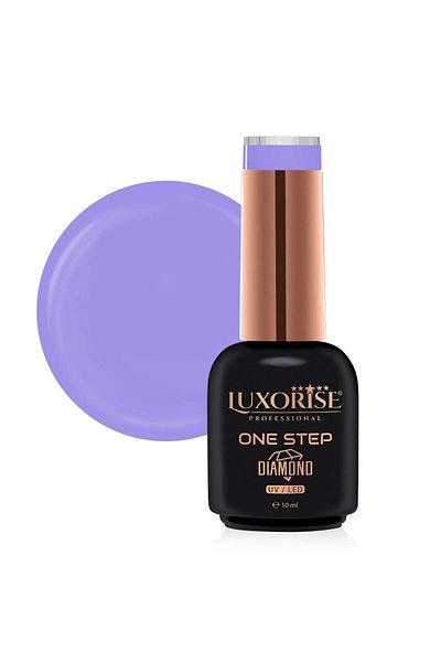LUXORISE Oja semipermanentă One Step Diamond Lavender Confetti 10ml, LUXORISE