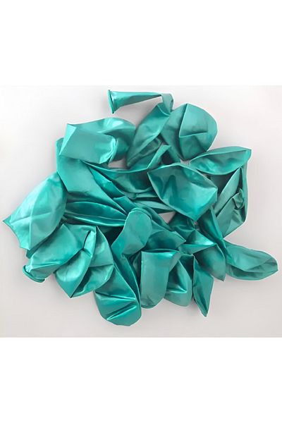 rexa Pack of 8 Turquoise Balloons – Solid Color Latex Balloons for Party Decorations