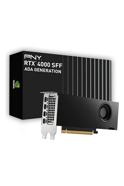 PNY Placa Video PNY Nvidia RTX A4000 ADA, 20GB GDDR6, 4x DIsplayPort, PCI Express 4.0 LP, ATX Bracket