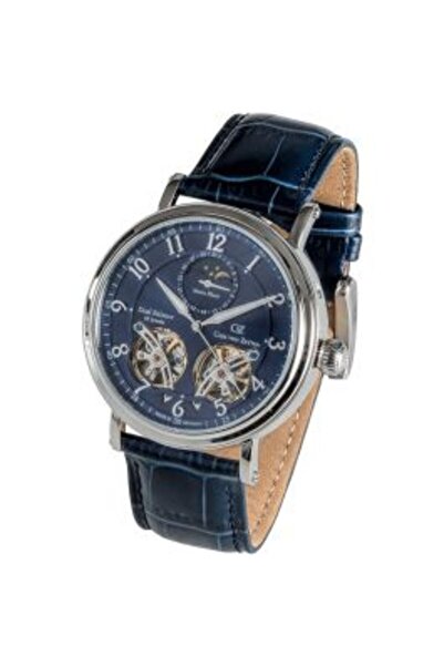 Carl Von Zeyten ساعة كارل فون زيتن CVZ0054BLS مورغ مون فيز أوتوماتيكية للرجال...