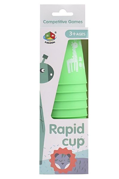 rexa Rapid Cup – Fast-Paced Stacking & Matching Game for Kids, Teens & Families