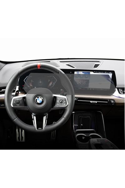 BMW Navigation Screen Protector BMW X2 2023+, Duragon, Transparent silicone, Anti-scratch, installation kit