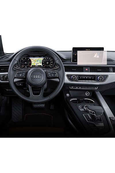 UNIVERSAL CAR Navigation Protection Film Audi A5 Coupe 2016-2024, Duragon, Matte silicone, installation kit