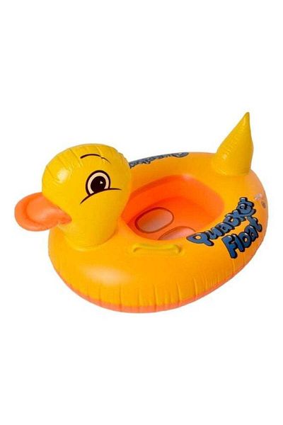 Toy Box Treasures Inflatable Duck Pool Float Swim Ring For Kids