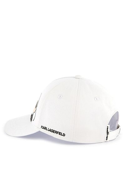 Karl Lagerfeld Girl Cap white KARL LAGERFELD-Z30393 10P WHITE