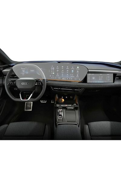 UNIVERSAL CAR Navigation Protection Film Audi A7 Avant 2025+, Duragon, Transparent silicone, installation kit