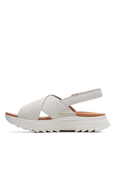 CLARKS Women's Sandals beige CLARKS-DASHLITE WISH OFF WHITE COMBI 26171949