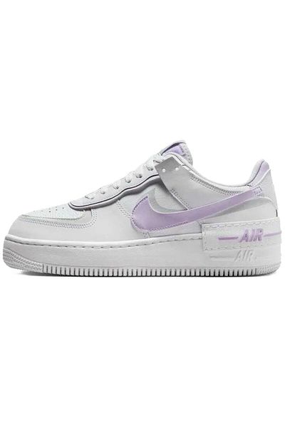 Nike Air Force 1 Shadow Sneaker Unisex Genuine Leather Casual Sports Shoes White Lilac