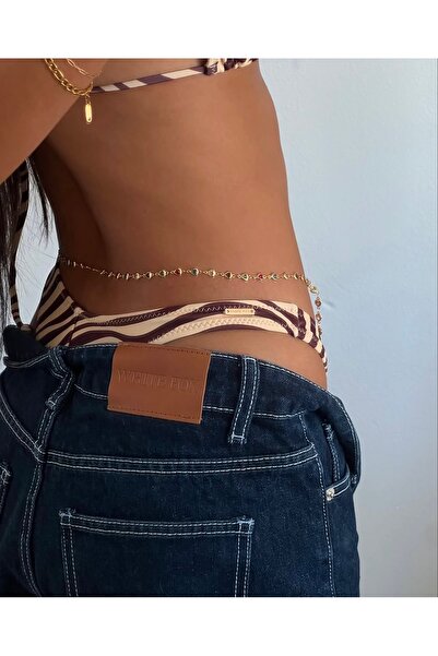 pop up store Kaplama Kalp Detay Altin Bel Aksesuari