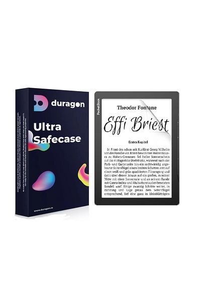 pocketbook Folie Mata Duragon, pentru PocketBook InkPad Lite, Kit inclus, Anti-Amprenta, silicon