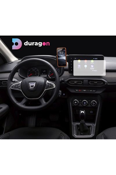 Dacia Navigation Display Protection Film, Duragon, Dacia Logan 2020-2024, silicone, Installation kit