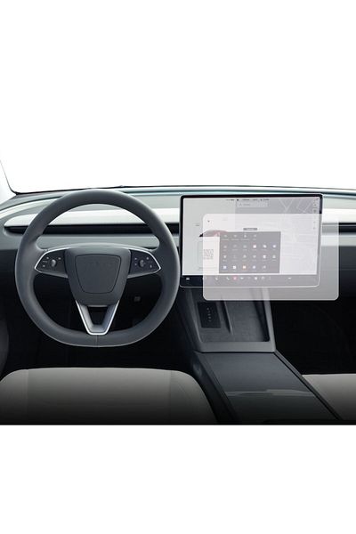 TESLA Navigation Screen Protector Tesla Model 3 2023+, Duragon, Matte silicone, installation kit
