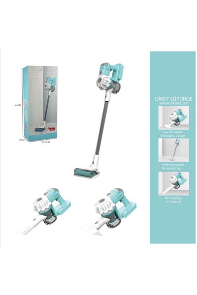 Boratila Toys Vertical Vacuum Cleaner Toy Blue