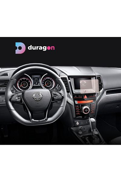 Ssangyong Kyron Duragon navigation display protection film, for Ssangyong Tivoli XLV 2016+, transparent, kit