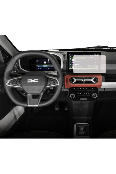 Dacia Navigation Protection Film Dacia Spring 2024+, Duragon, silicone, installation kit