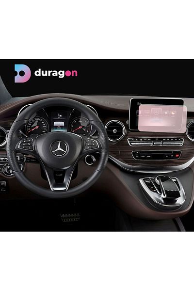 MERCEDES Navigation Protection Film Mercedes Benz V-Class 2019+, Duragon, silicone, installation kit