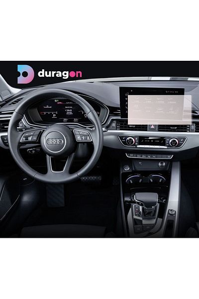 UNIVERSAL CAR Navigation Protection Film Audi A4 2019+, Duragon, silicone, installation kit