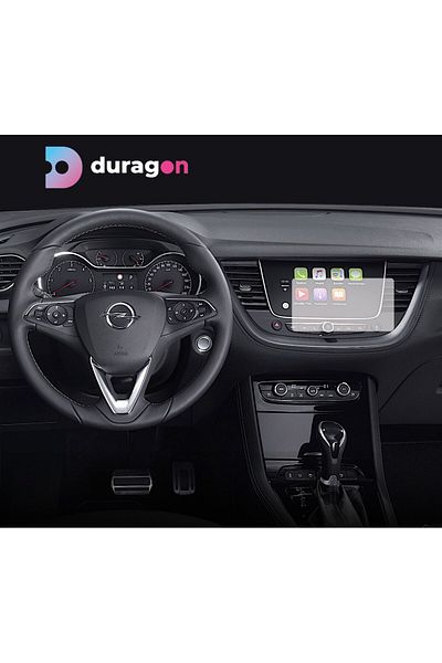 Opel Duragon navigation display protection film, for Opel Grandland X 2017-2021, matte, installation kit