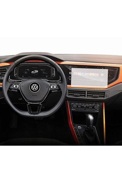 Volkswagen Navigation Protection Film Volkswagen Polo 2017-2021, Duragon, Matte silicone, installation kit