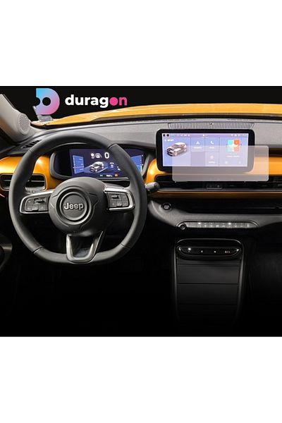 Jeep Navigation Protection Film Jeep Avenger 2022+, Duragon, Matte silicone, installation kit