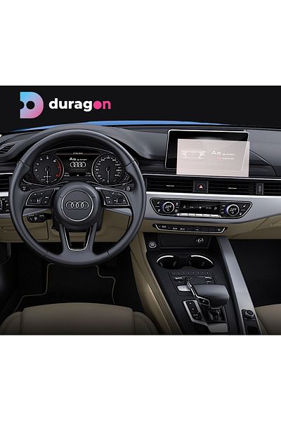 UNIVERSAL CAR Navigation Protection Film Audi A5 Sportback 2019-2024, Duragon, silicone, installation kit