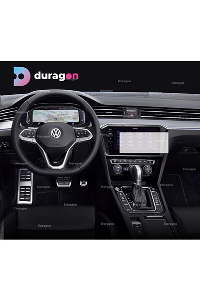 Volkswagen Folie Matte Volkswagen Passat B8 2018-2023, Duragon, Navigation Display protection, made of silicone