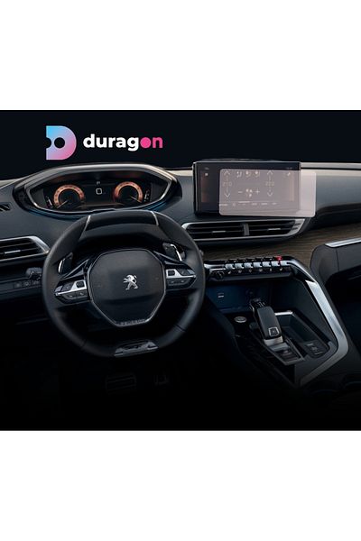 Citroen / Peugeot Navigation Protection Film Peugeot 5008 2020+, Duragon, Matte silicone, installation kit