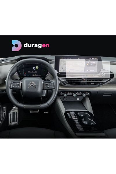 Citroen / Peugeot Navigation Protection Film Citroen C5 X 2021+, Duragon, silicone, installation kit