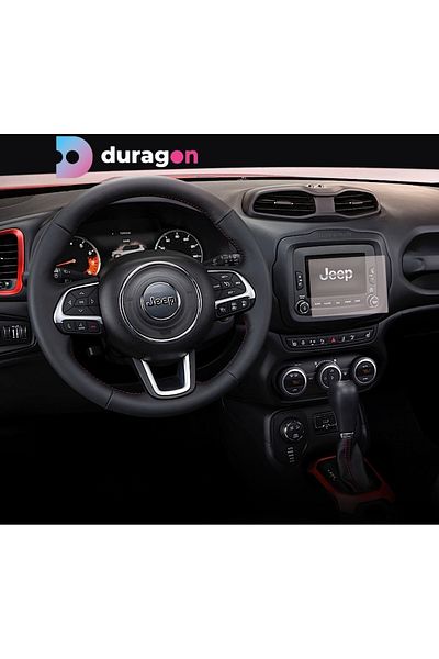 Jeep Navigation Protection Film Jeep Renegade 2014-2018, Duragon, silicone, installation kit