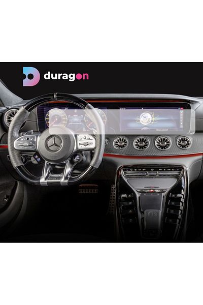 MERCEDES Navigation and dashboard clock foil Duragon, Mercedes AMG GT 53 4MATIC+ (X290) 2018-2020, matte, kit