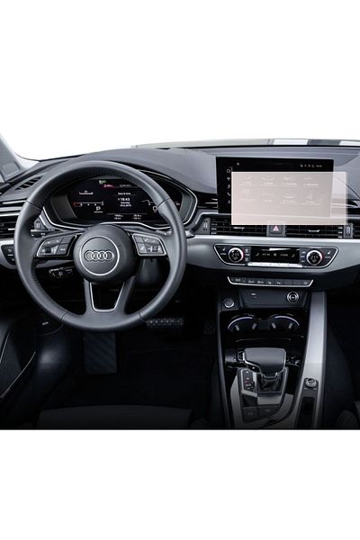 UNIVERSAL CAR Navigation Protection Film Audi A4 2019+, Duragon, silicone, installation kit