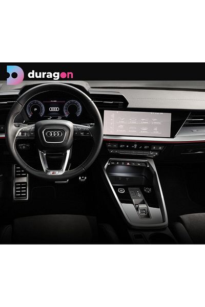 UNIVERSAL CAR Navigation Protection Film Audi A3 Sedan 2020-2024, Duragon, silicone, installation kit