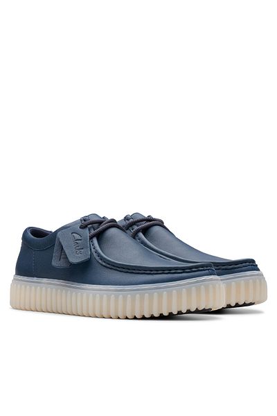 CLARKS Pantofi joși bărbătești albaștri CLARKS-26176216 538 PIELE BLEUMARINĂ