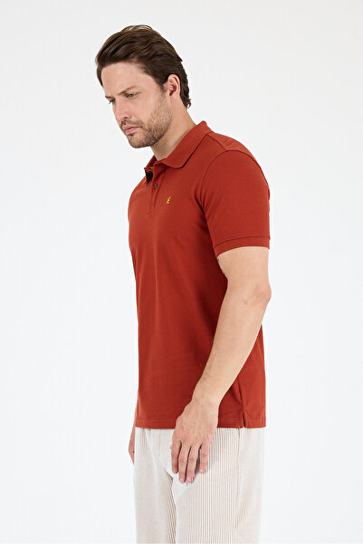 Rodi 95% Cotton 5% Elastane Slim Fit Short Sleeve Comfortable Fabric Breathable Men's Polo Neck T-Shirt 0002